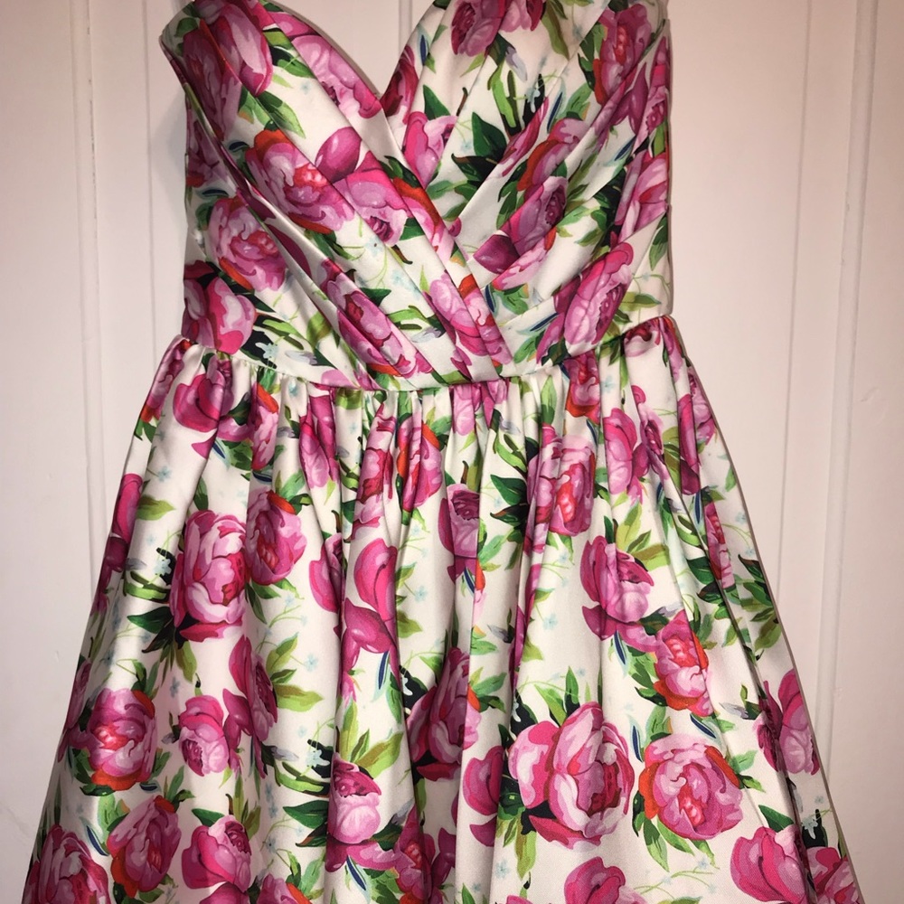 Floral Homecoming dress